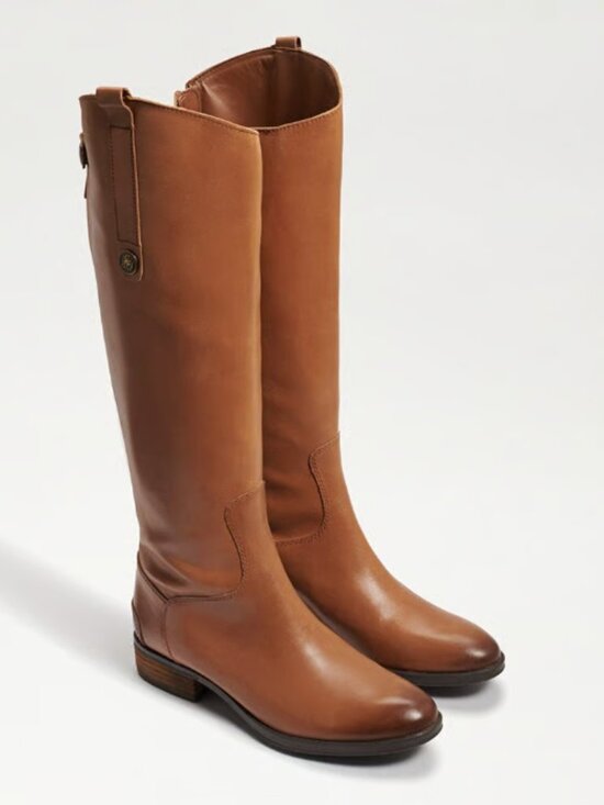 Sam Edelman Shoes - Sam Edelman Penny Riding Boot Tan Brown Equestrian Leather Tall 9.5
